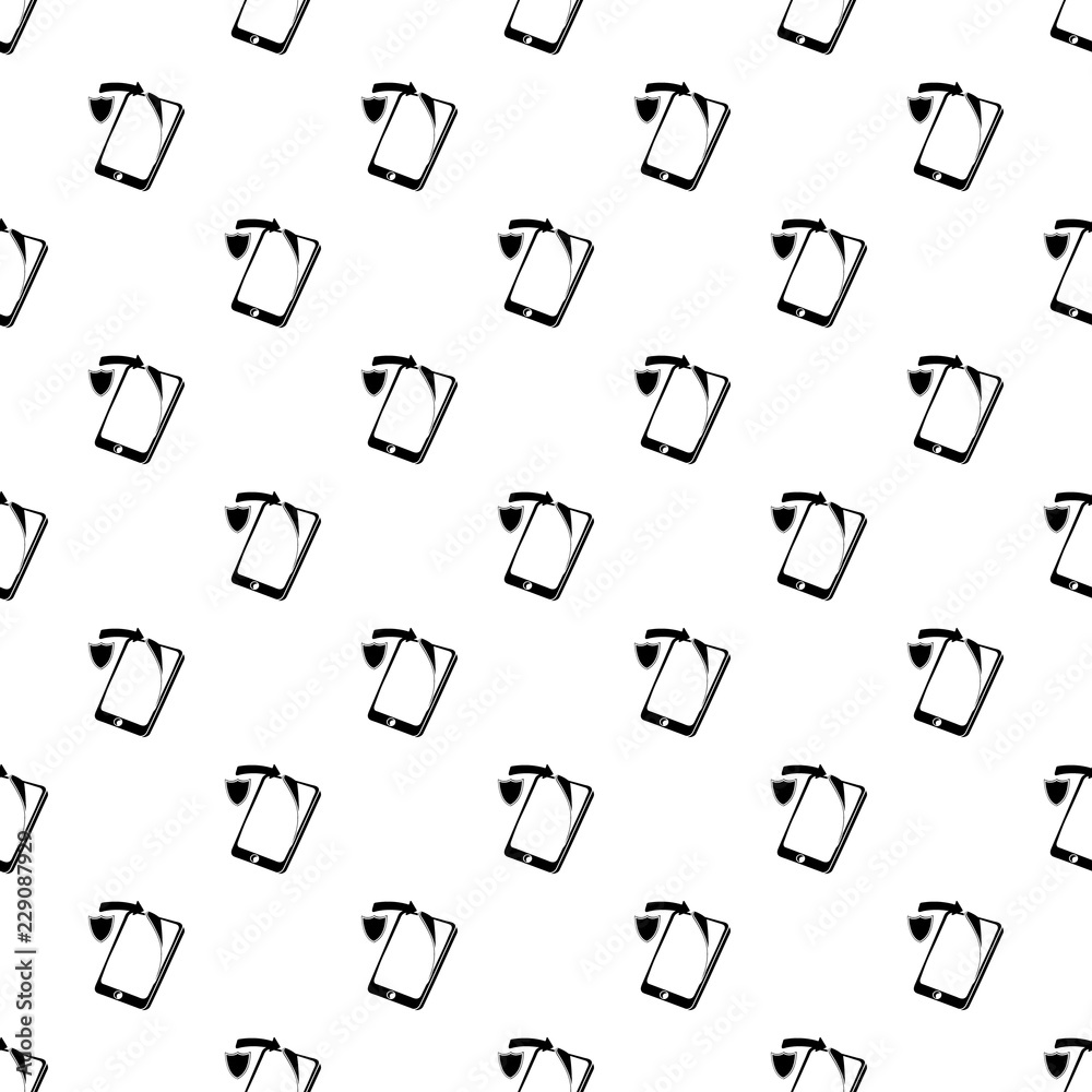 Poster protection replacement screen smartphone pattern vector seamless repeating for any web design