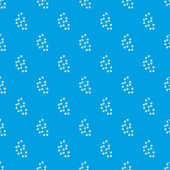 Tryptophan pattern vector seamless blue repeat for any use
