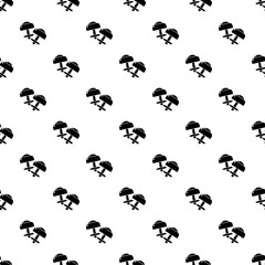 Modern earrings pattern vector seamless repeating for any web design