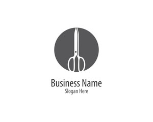 Scissors logo illustration