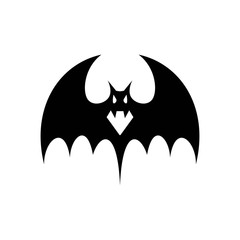 Spooky bats, Bat vampires are simple but spooky silhouettes for the attributes of halloween