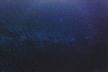 milky way with millions of stars in the sky, background, toned