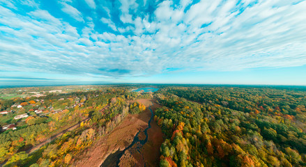 Moore Lake Fall Panoramic Majesty!