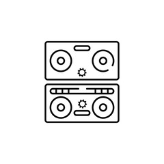 dumbbell icon. Element of gym icon for mobile concept and web apps. Thin line dumbbell icon can be used for web and mobile