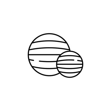 recommend clip art: Plates balls icon. Element of gym icon for mobile concept and web apps. Thin line Plates balls icon can be used for web and mobile