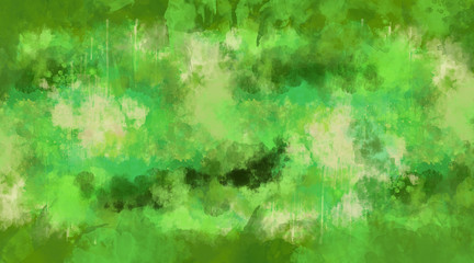 Obraz na płótnie Canvas Abstract green watercolor background