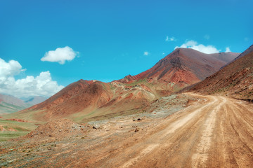 Kyzyl Art Pass between Kyrgyzstan and Tajikistan, taken in August 2018