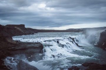 falls from the river Iceland