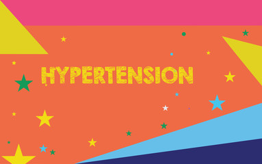 Conceptual hand writing showing Hypertension. Business photo showcasing Medical condition in which blood pressure is extremely high.