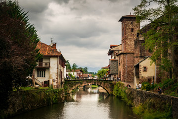 Obraz premium Saint Juan de Pied de Port, Francia