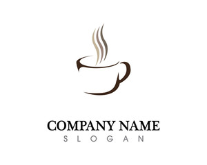 Coffee cup Logo Template vector icon design