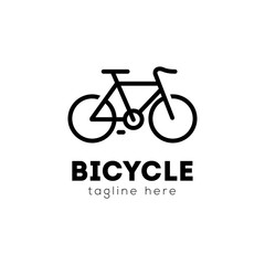 Fototapeta premium Bicycle Vector Logo Illustration Emblem Design