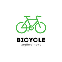 Bicycle Vector Logo Illustration Emblem Design