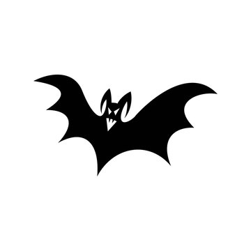 Ghost vampire, the ghostly and spooky silhouette of bat to attribute to halloween