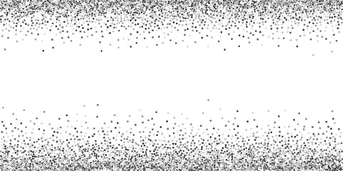 Silver glitter luxury sparkling confetti. Scattere