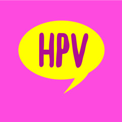 Writing note showing Hpv. Business photo showcasing Group of viruses that affect your skin and the moist membranes.