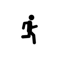 Fototapeta na wymiar jog, run icon. Element of walking and running people icon for mobile concept and web apps. Detailed jog, run icon can be used for web and mobile