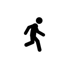 Fototapeta na wymiar man moving icon. Element of walking and running people icon for mobile concept and web apps. Detailed man moving icon can be used for web and mobile
