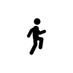 Fototapeta na wymiar run, walking icon. Element of walking and running people icon for mobile concept and web apps. Detailed run, walking icon can be used for web and mobile