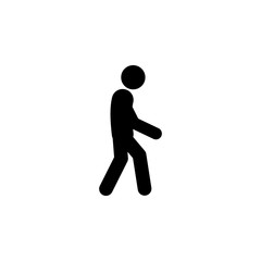 Fototapeta na wymiar walk, man icon. Element of walking and running people icon for mobile concept and web apps. Detailed walk, man icon can be used for web and mobile
