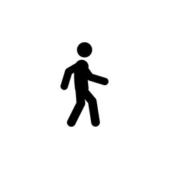 Fototapeta na wymiar walking, man icon. Element of walking and running people icon for mobile concept and web apps. Detailed walking, man icon can be used for web and mobile