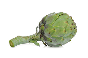 artichoke isolated on white background