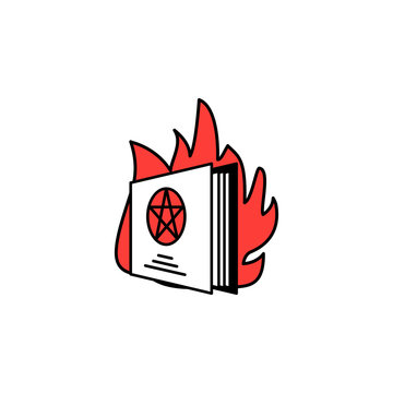 Esoteric, fire icon. Element of literary genres icon for mobile concept and web apps. Detailed Esoteric, fire icon can be used for web and mobile