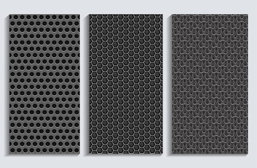 Steel grating pattern collection.