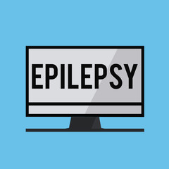 Text sign showing Epilepsy. Conceptual photo Fourth most common neurological disorder Unpredictable seizures.