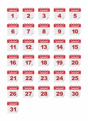 Daily calendar icon (January).