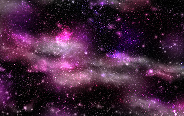 A space of the galaxy ,atmosphere with stars at dark background.