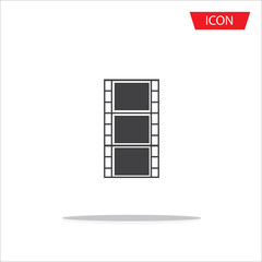 Film Icon Vector vector isolated on white background