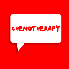 Word writing text Chemotherapy. Business concept for Effective way of treating cancerous tissues in the body.