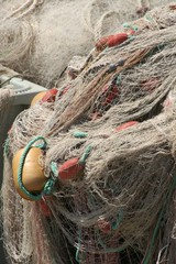 fishing nets and ropes