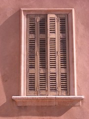 window with shutters