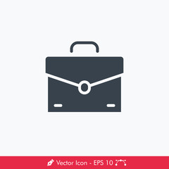 Briefcase Icon / Vector