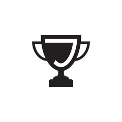 initial letter J logo trophy vector