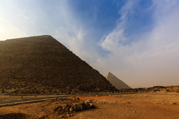 Obraz na płótnie Canvas Pyramids in Gisa