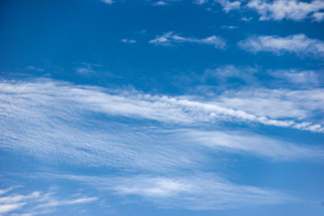 clouds in the autumn sky isolated