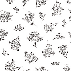 シンプルなリーフ柄