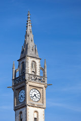Fototapeta na wymiar Old Tower In Ghent, Belgium