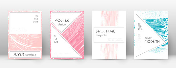 Fototapeta premium Cover page design template. Stylish brochure layou