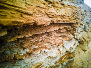 Yellow rough rock texture.