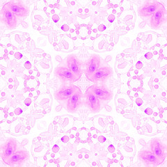 Pink seamless pattern. Appealing delicate soap bub