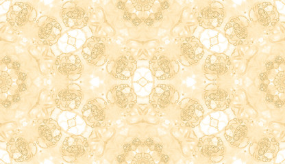 Yellow seamless pattern. Attractive delicate soap 