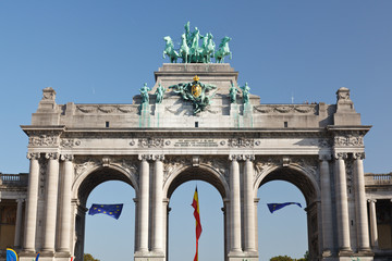 Obraz premium Arc de Triomphe In Brussels, Belgium