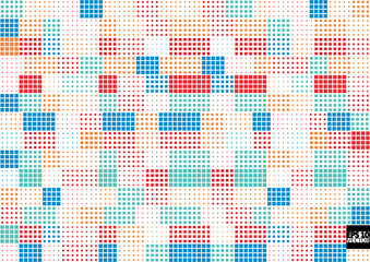 Abstract square pixel mosaic background. Eps10 Vector illustration