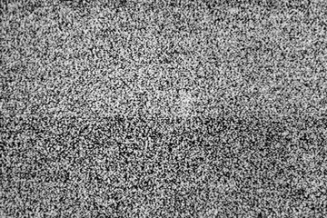 No signal TV texture. Television grainy noise effect as a background. No signal retro vintage television pattern. Interfering signal in analog television. - obrazy, fototapety, plakaty