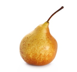 Fresh pear isolated on white background