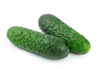 cucumber isolated on white background